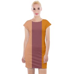 Stripey 15 Cap Sleeve Bodycon Dress by anthromahe