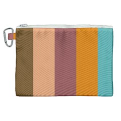 Stripey 15 Canvas Cosmetic Bag (xl) by anthromahe