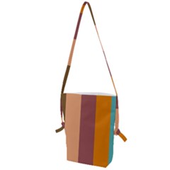 Stripey 15 Folding Shoulder Bag by anthromahe