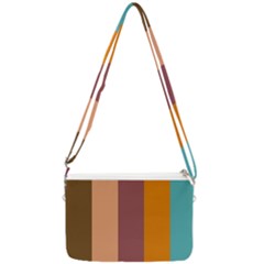 Stripey 15 Double Gusset Crossbody Bag by anthromahe