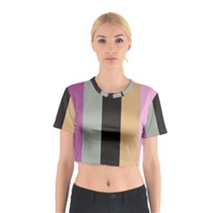 Stripey 16 Cotton Crop Top by anthromahe