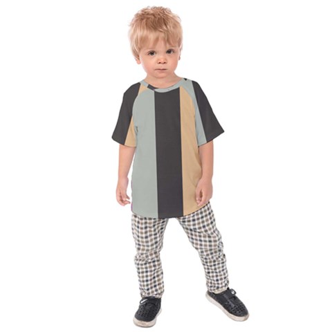 Stripey 16 Kids  Raglan Tee by anthromahe