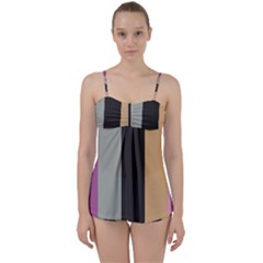 Stripey 16 Babydoll Tankini Set by anthromahe