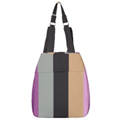 Stripey 16 Center Zip Backpack by anthromahe