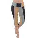 Stripey 16 Lightweight Velour Capri Yoga Leggings View1