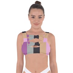 Stripey 16 Bandaged Up Bikini Top by anthromahe