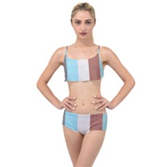 Stripey 17 Layered Top Bikini Set by anthromahe