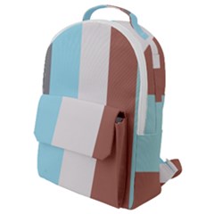 Stripey 17 Flap Pocket Backpack (small) by anthromahe