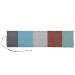 Stripey 17 Roll Up Canvas Pencil Holder (l) by anthromahe