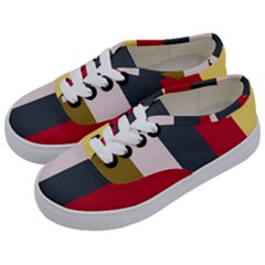 Stripey 18 Kids  Classic Low Top Sneakers by anthromahe