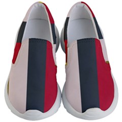 Stripey 18 Kids Lightweight Slip Ons by anthromahe