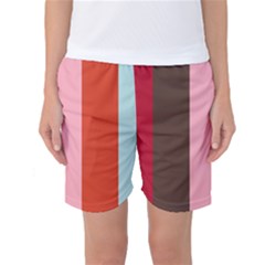 Stripey 19 Women s Basketball Shorts by anthromahe