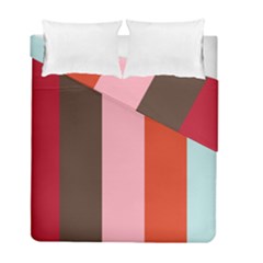 Stripey 19 Duvet Cover Double Side (full/ Double Size) by anthromahe