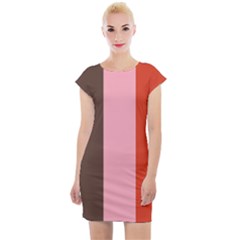 Stripey 19 Cap Sleeve Bodycon Dress by anthromahe