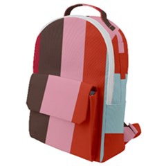 Stripey 19 Flap Pocket Backpack (small) by anthromahe