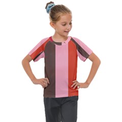 Stripey 19 Kids  Mesh Piece Tee