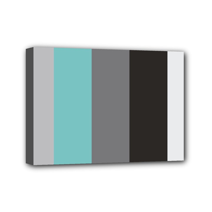 Stripey 20 Mini Canvas 7  x 5  (Stretched)