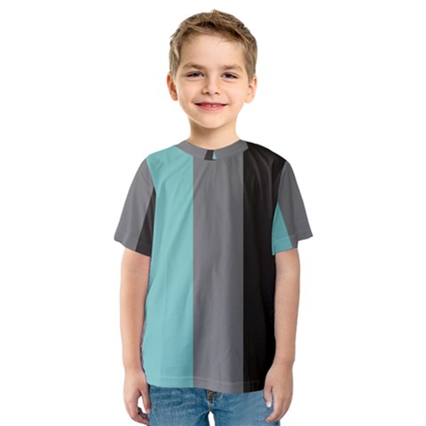 Stripey 20 Kids  Sport Mesh Tee by anthromahe