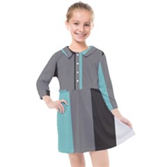 Stripey 20 Kids  Quarter Sleeve Shirt Dress