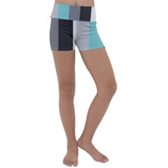 Stripey 20 Kids  Lightweight Velour Yoga Shorts