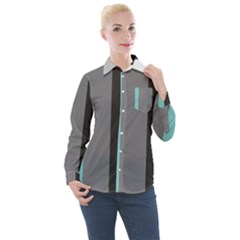 Stripey 20 Women s Long Sleeve Pocket Shirt