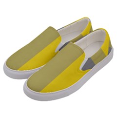 Stripey 21 Men s Canvas Slip Ons by anthromahe