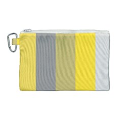 Stripey 21 Canvas Cosmetic Bag (large) by anthromahe