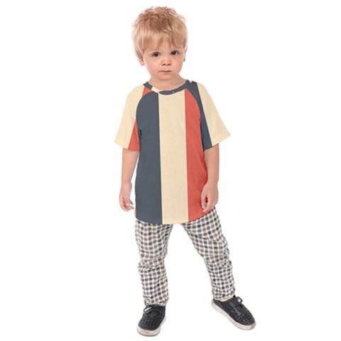 Stripey 22 Kids  Raglan Tee by anthromahe