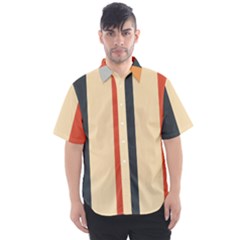 Stripey 22 Men s Short Sleeve Shirt