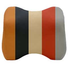 Stripey 22 Velour Head Support Cushion