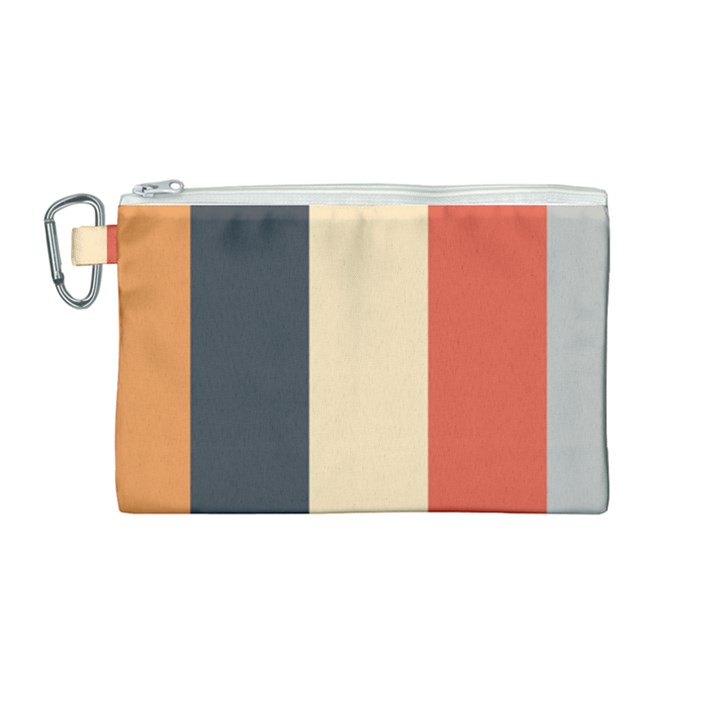 Stripey 22 Canvas Cosmetic Bag (Medium)