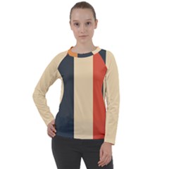 Stripey 22 Women s Long Sleeve Raglan Tee