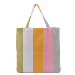 Stripey 23 Grocery Tote Bag by anthromahe