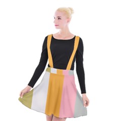 Stripey 23 Suspender Skater Skirt by anthromahe