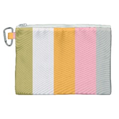 Stripey 23 Canvas Cosmetic Bag (xl) by anthromahe