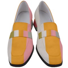 Stripey 23 Women s Chunky Heel Loafers by anthromahe