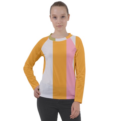 Stripey 23 Women s Long Sleeve Raglan Tee by anthromahe