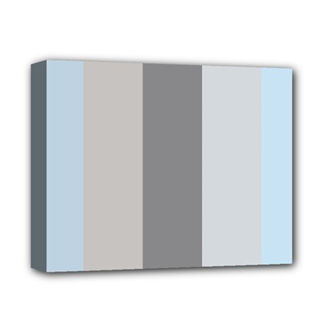 Stripey 24 Deluxe Canvas 14  X 11  (stretched) by anthromahe