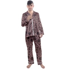 Zappwaits Men s Satin Pajamas Long Pants Set