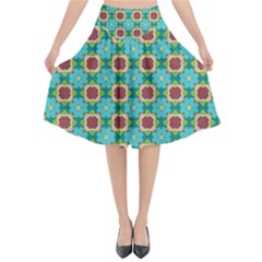 Df Stephania Melins Flared Midi Skirt by deformigo