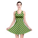 DF Green Domino Reversible Skater Dress View1