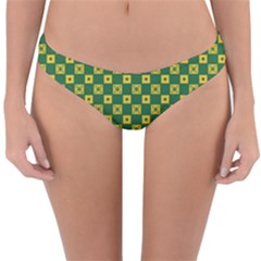 Df Green Domino Reversible Hipster Bikini Bottoms by deformigo