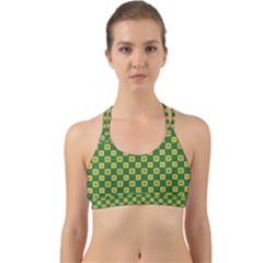 Df Green Domino Back Web Sports Bra by deformigo