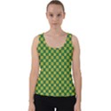 DF Green Domino Velvet Tank Top View1