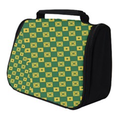 Df Green Domino Full Print Travel Pouch (small) by deformigo