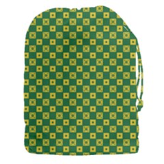 Df Green Domino Drawstring Pouch (3xl) by deformigo