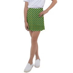 Df Green Domino Kids  Tennis Skirt