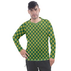 Df Green Domino Men s Pique Long Sleeve Tee