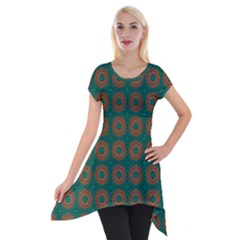 Df Alexis Finley Short Sleeve Side Drop Tunic by deformigo