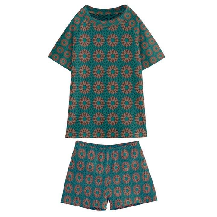 DF Alexis Finley Kids  Swim Tee and Shorts Set